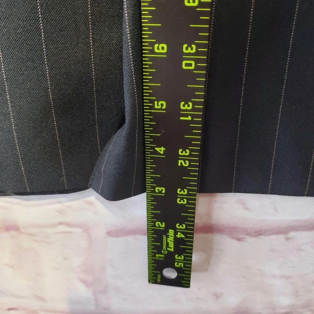 VTG‎ Lauren Ralph Lauren Pinstripe Blazer Jacket 42T Wool Alpaca Made in Canada